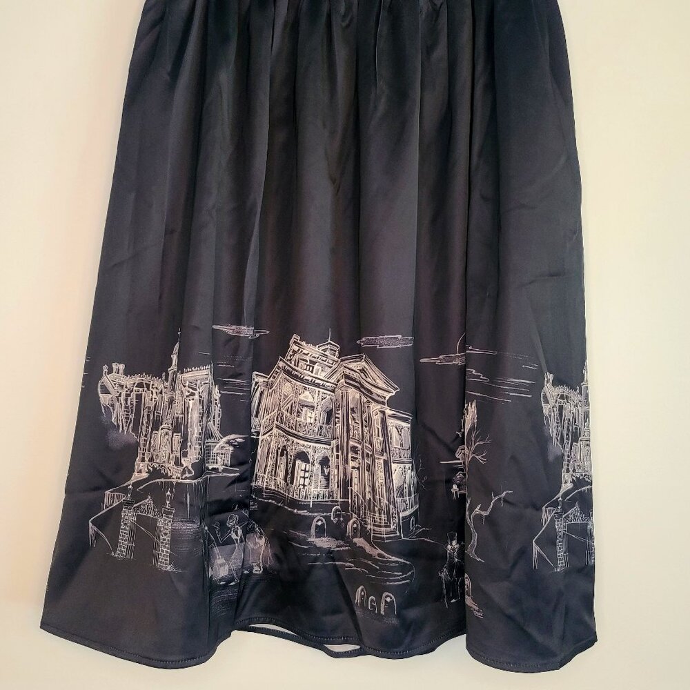 Disney Parks The Dress Shop Her Universe Haunted Mansion Skirt L NWT